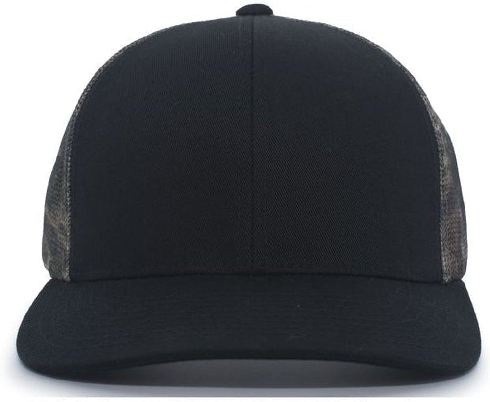 Pacific Headwear Camo Snapback Trucker Cap - JL Franklins
