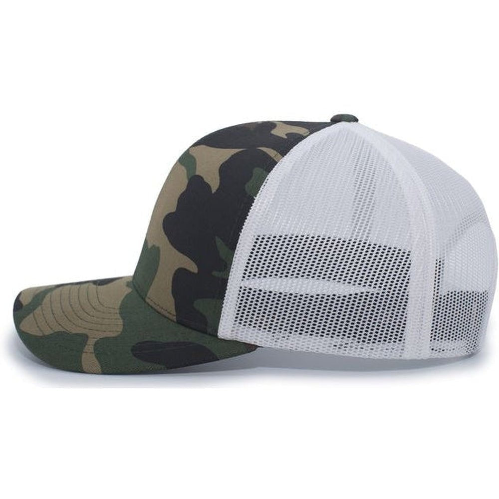 Pacific Headwear Camo Snapback Trucker Cap - JL Franklins