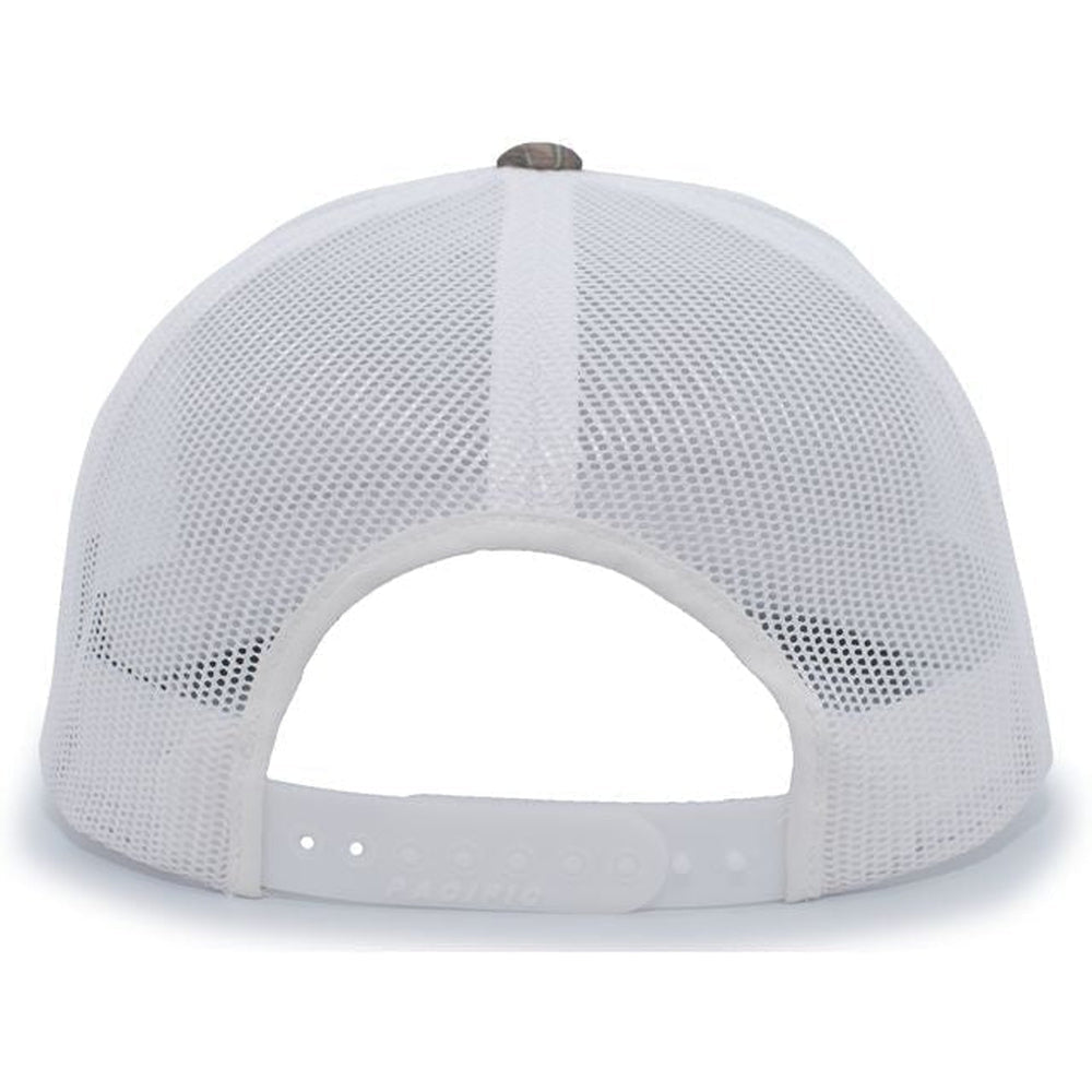 Pacific Headwear Camo Snapback Trucker Cap - JL Franklins