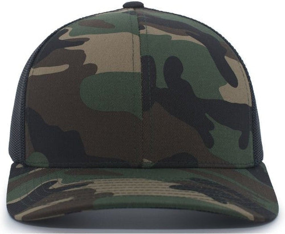 Pacific Headwear Camo Snapback Trucker Cap - JL Franklins