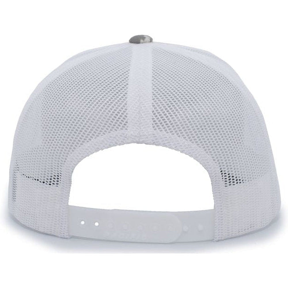 Pacific Headwear Camo Snapback Trucker Cap - JL Franklins