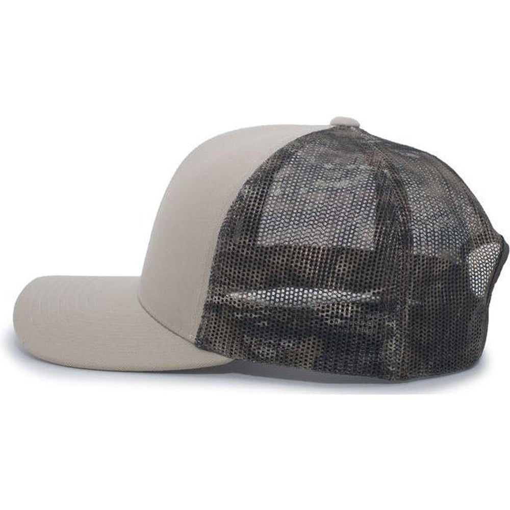Pacific Headwear Camo Snapback Trucker Cap - JL Franklins