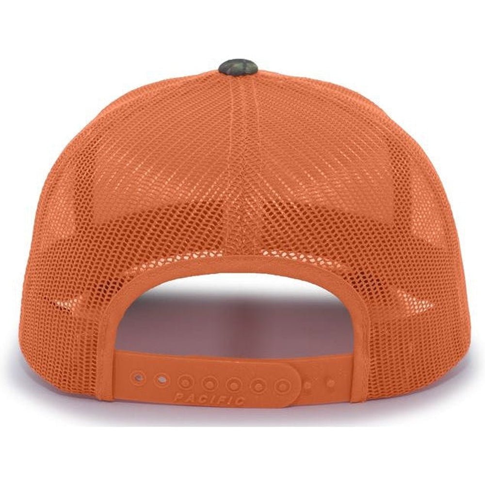 Pacific Headwear Camo Snapback Trucker Cap - JL Franklins