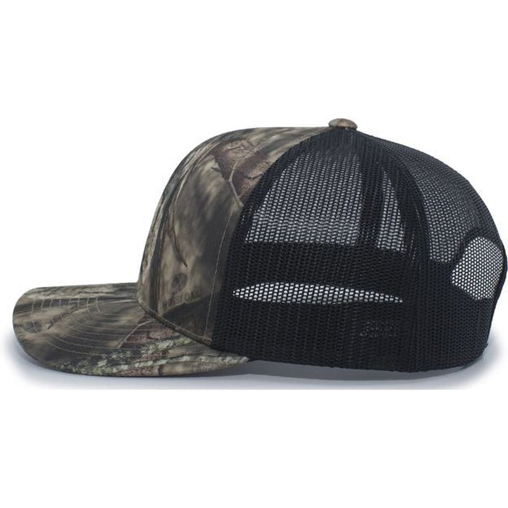 Pacific Headwear Camo Snapback Trucker Cap - JL Franklins