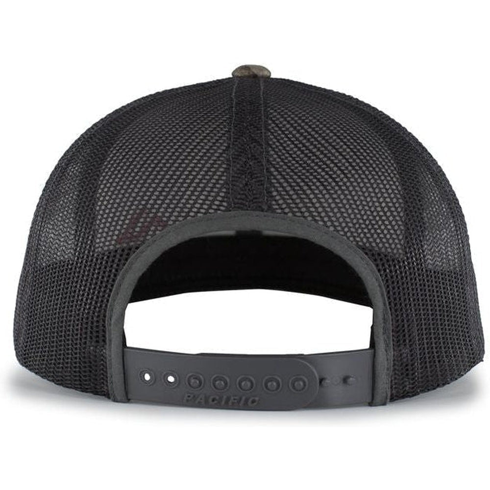 Pacific Headwear Camo Snapback Trucker Cap - JL Franklins
