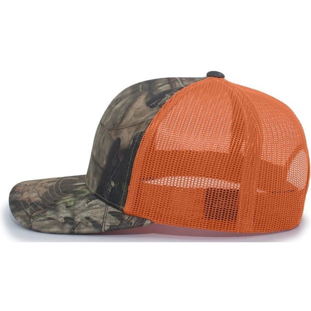 Pacific Headwear Camo Snapback Trucker Cap - JL Franklins