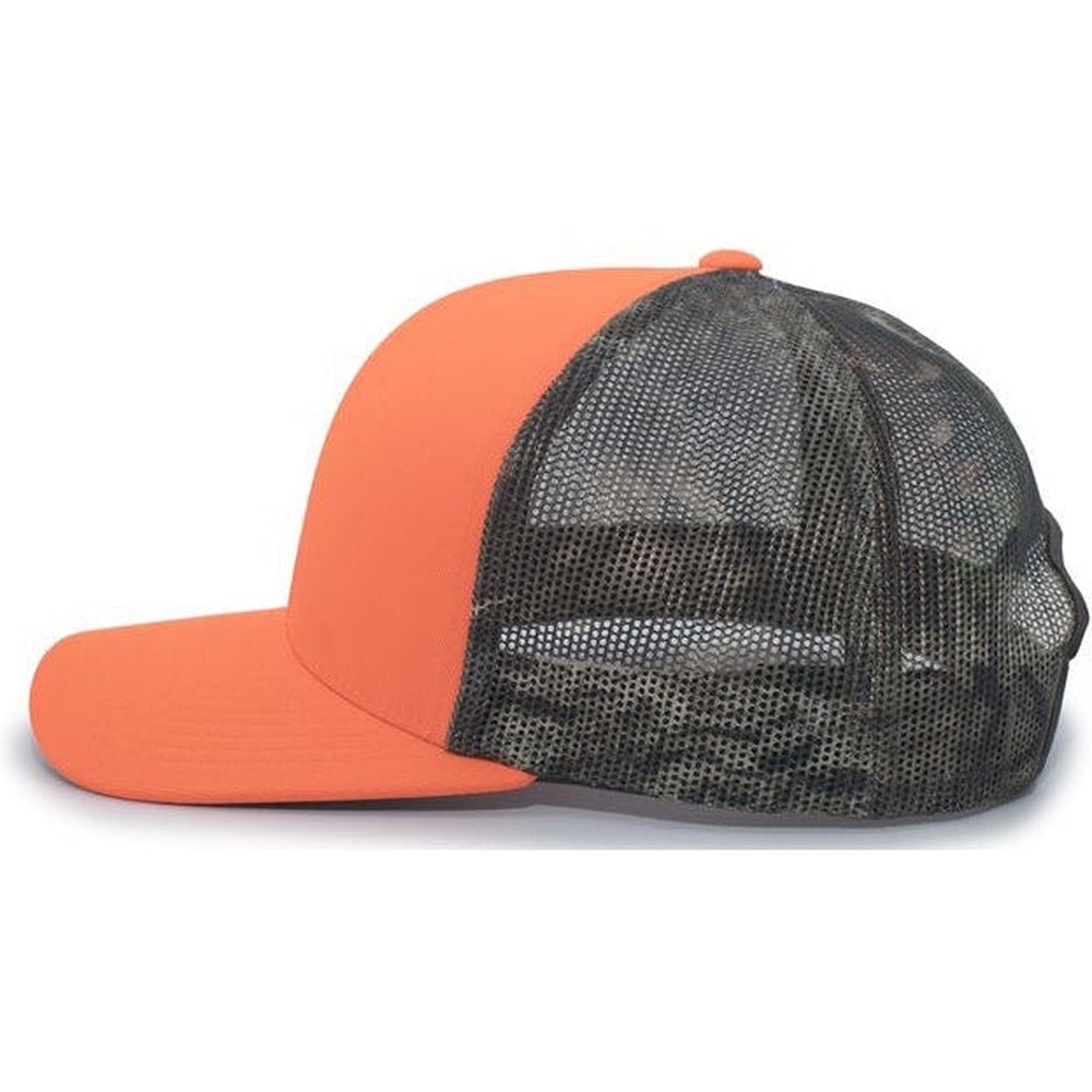 Pacific Headwear Camo Snapback Trucker Cap - JL Franklins