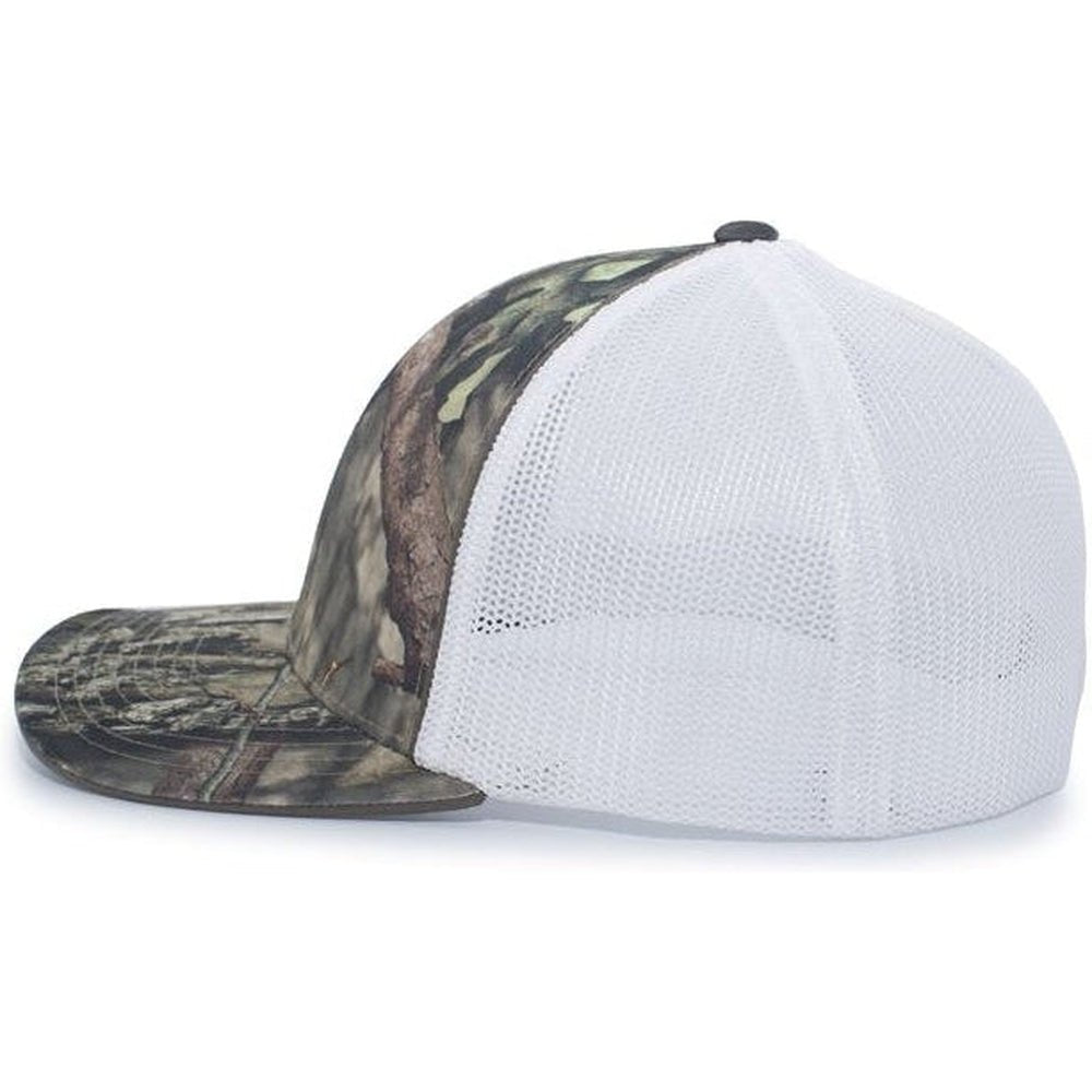 Pacific Headwear Camo Trucker Flexfit Cap - JL Franklins