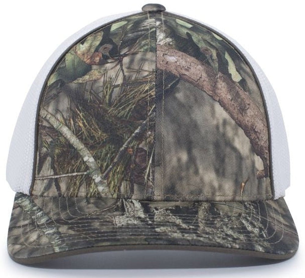 Pacific Headwear Camo Trucker Flexfit Cap - JL Franklins