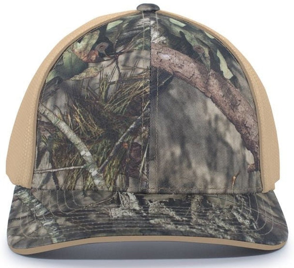Pacific Headwear Camo Trucker Flexfit Cap - JL Franklins