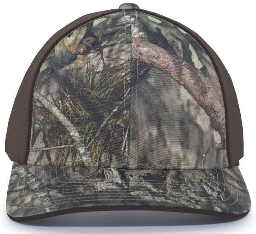 Pacific Headwear Camo Trucker Flexfit Cap - JL Franklins