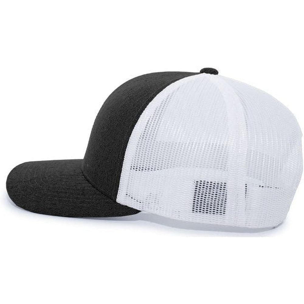 Pacific Headwear Heather Trucker Snapback Cap - JL Franklins