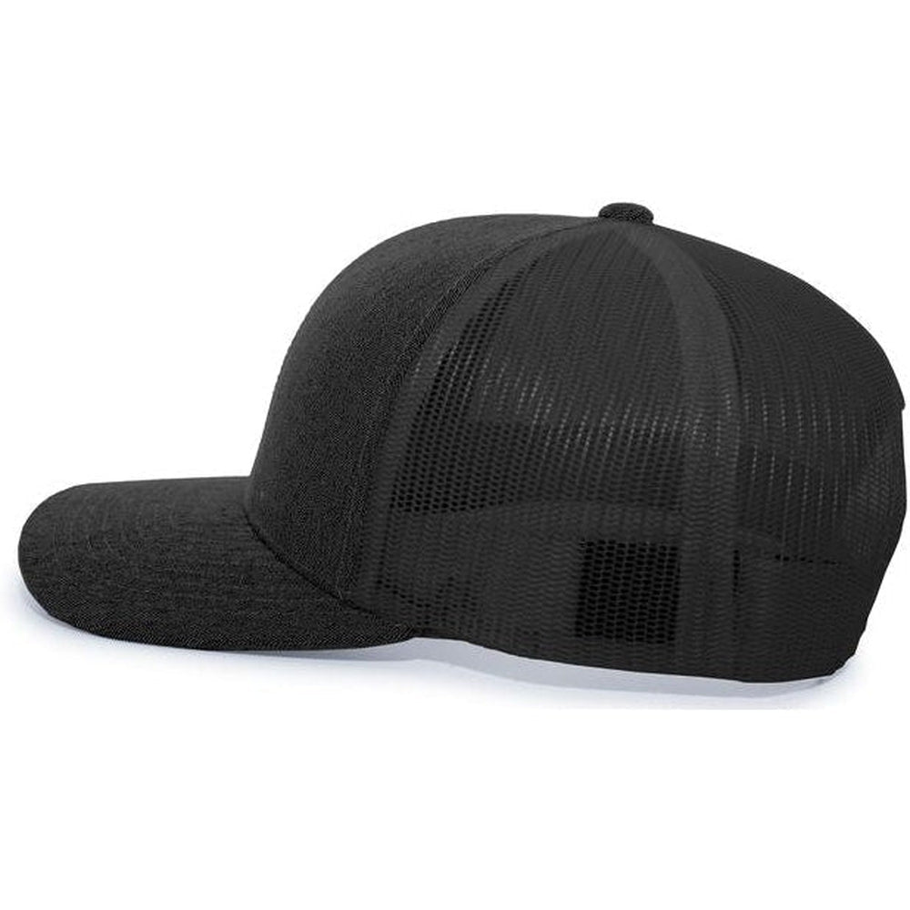 Pacific Headwear Heather Trucker Snapback Cap - JL Franklins