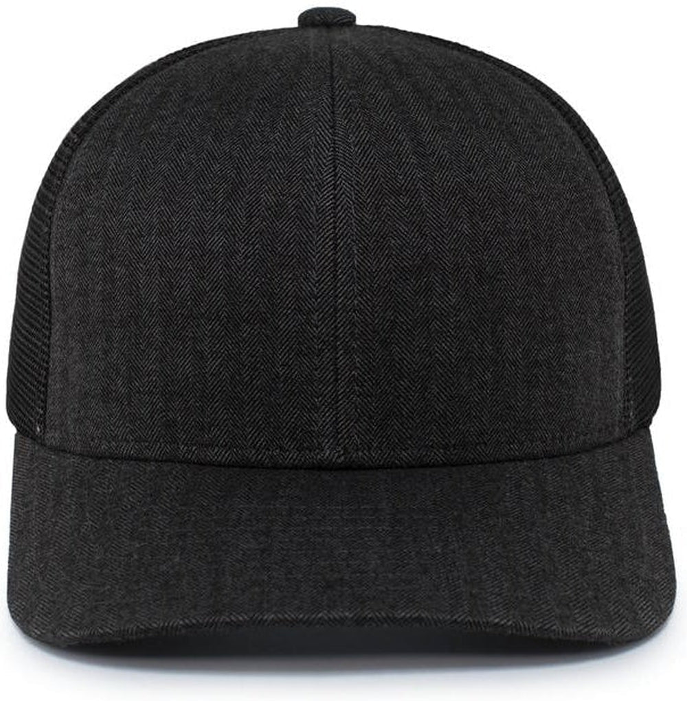 Pacific Headwear Herringbone Trucker Cap - JL Franklins
