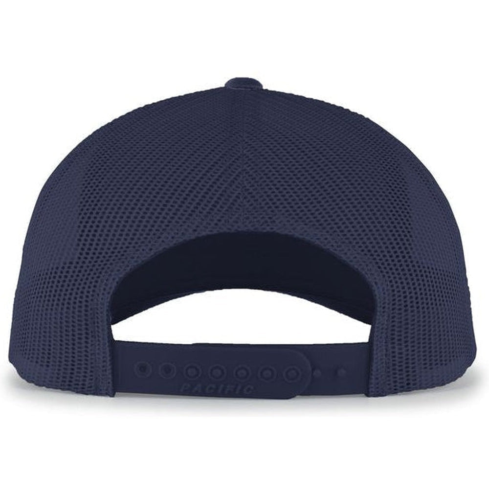 Pacific Headwear Perforated 5 - Panel Trucker Snapback Cap - JL Franklins