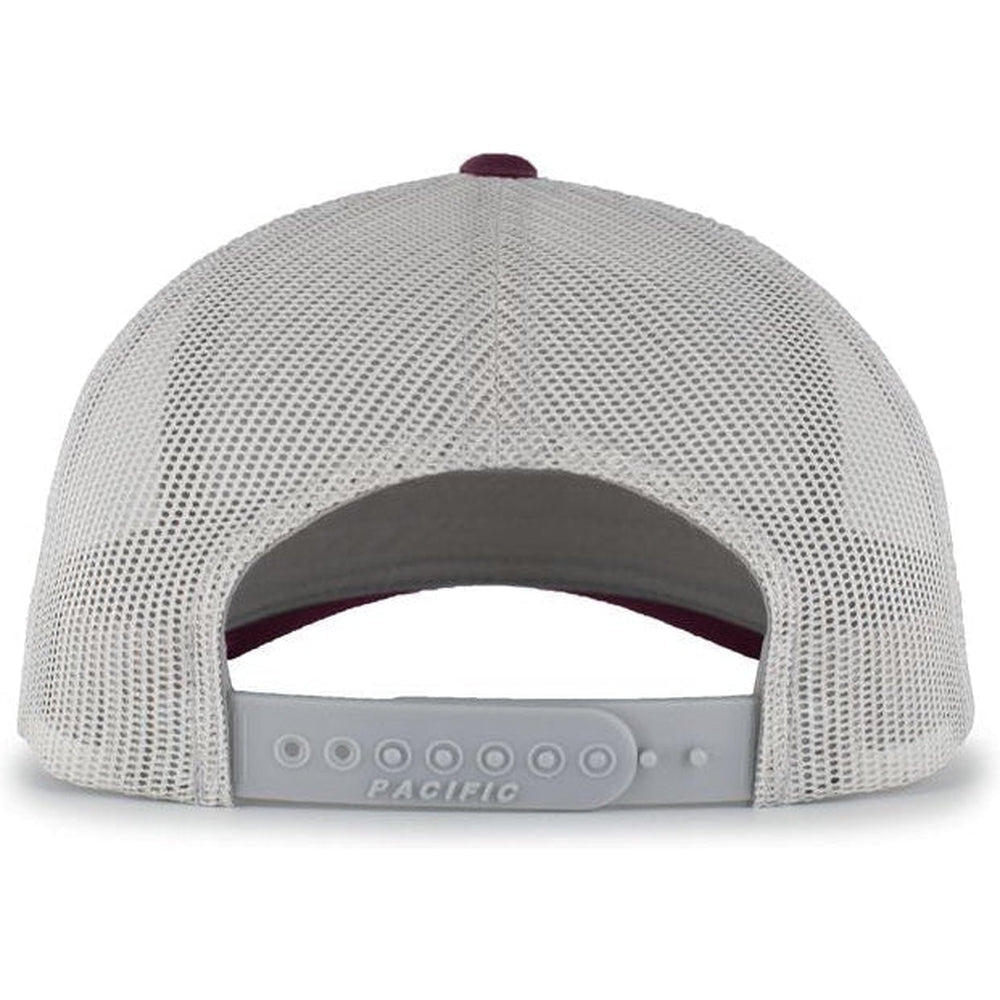 Pacific Headwear Perforated 5 - Panel Trucker Snapback Cap - JL Franklins