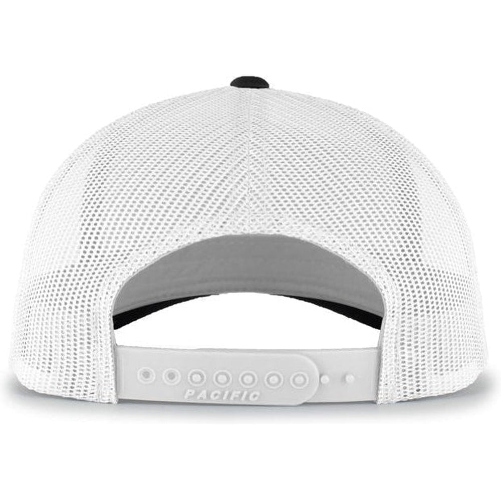 Pacific Headwear Perforated 5 - Panel Trucker Snapback Cap - JL Franklins