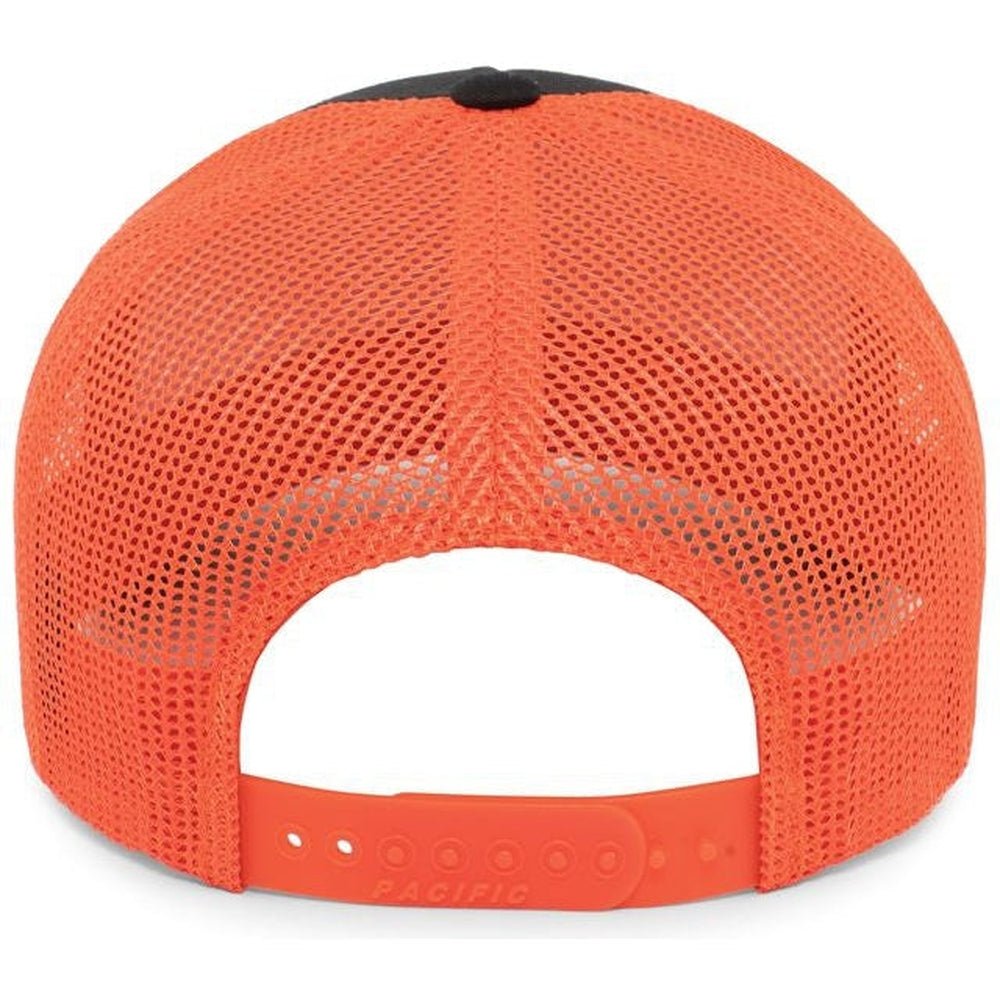 Pacific Headwear Perforated 5 - Panel Trucker Snapback Cap - JL Franklins