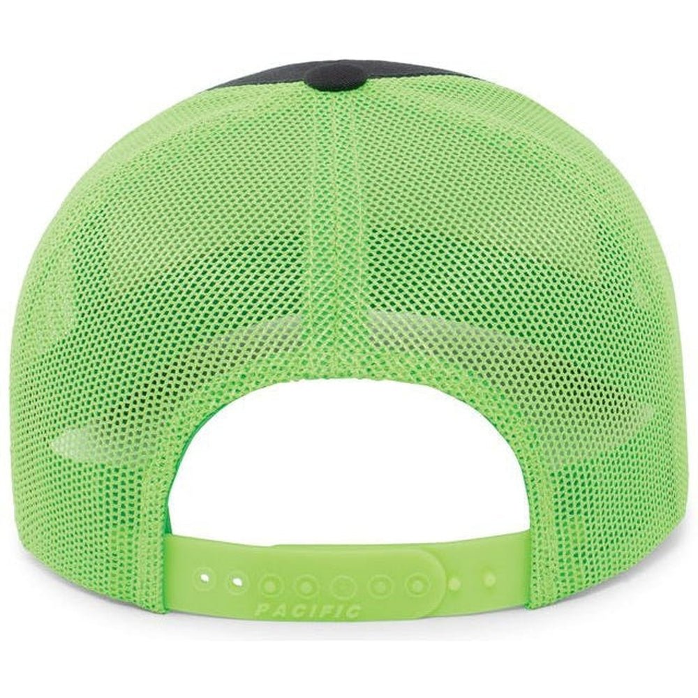 Pacific Headwear Perforated 5 - Panel Trucker Snapback Cap - JL Franklins