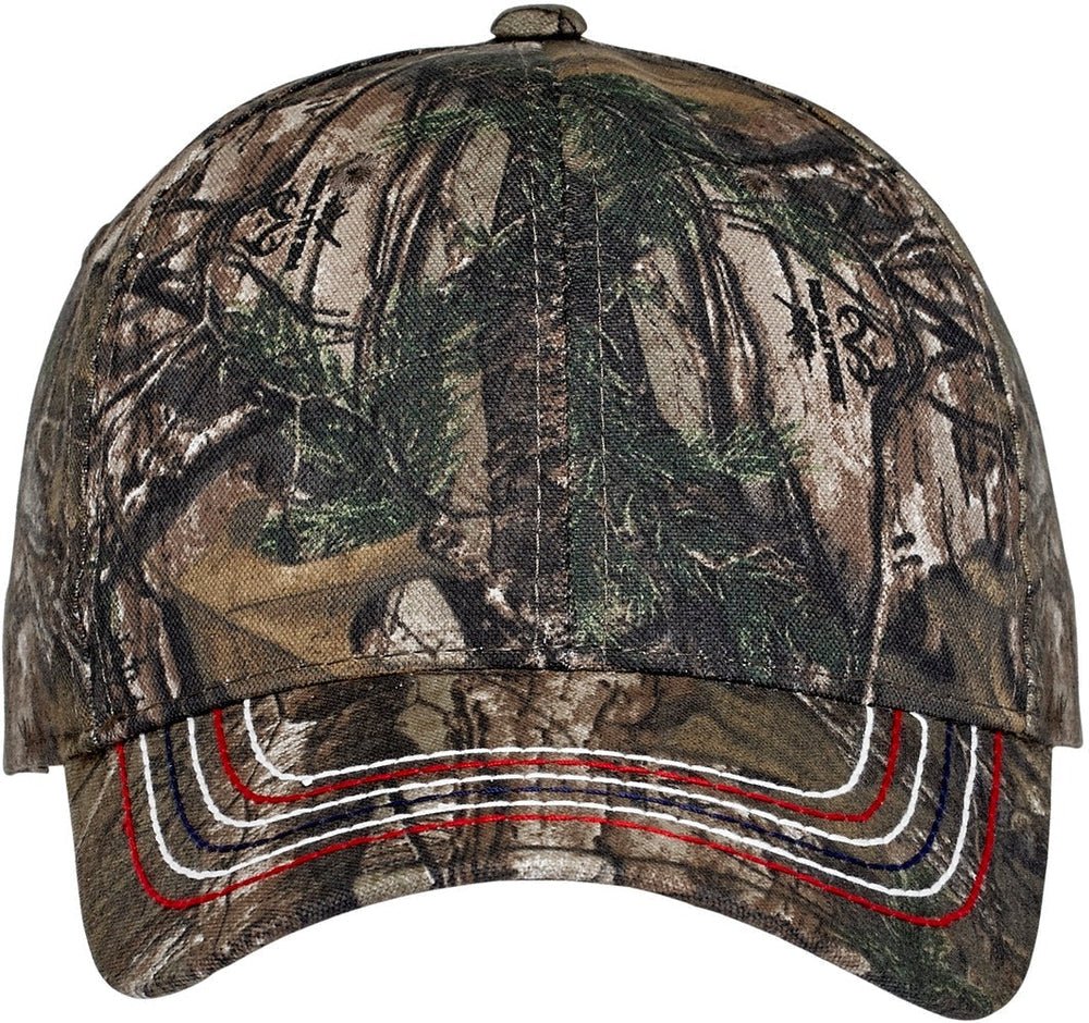 Port Authority Americana Contrast Stitch Camouflage Cap - JL Franklins