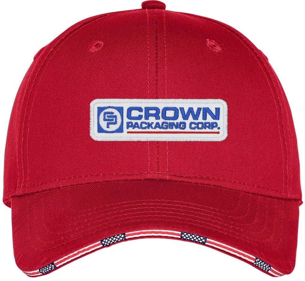 Port Authority Americana Flag Sandwich Cap - JL Franklins