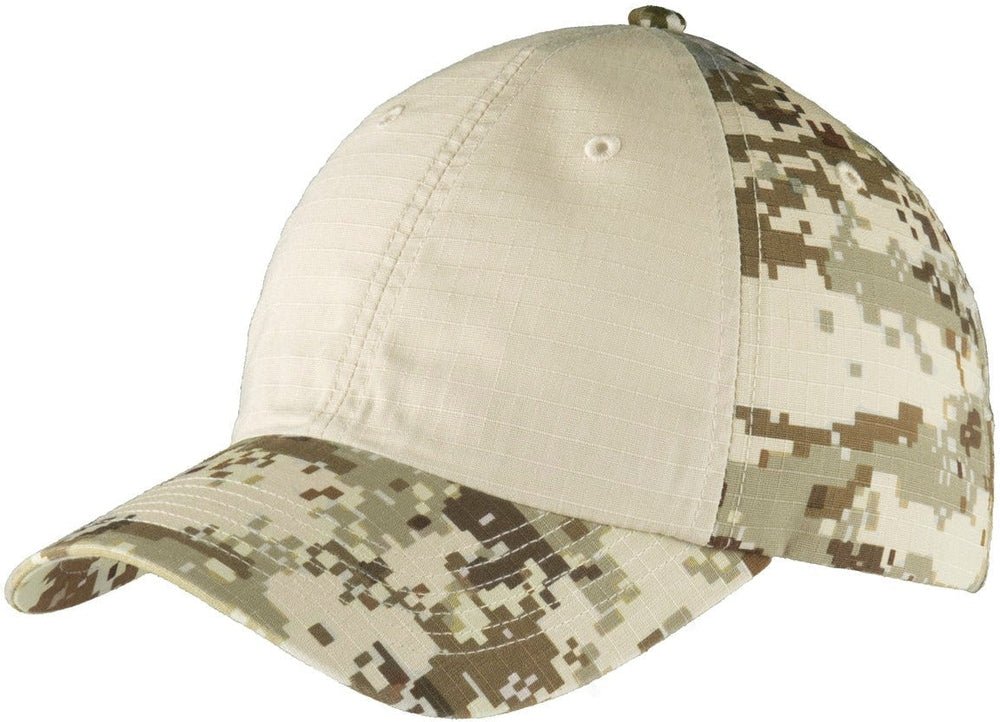 Port Authority Colorblock Digital Ripstop Camouflage Cap - JL Franklins