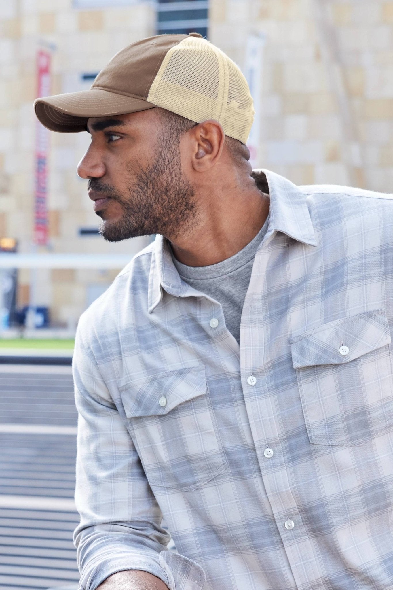 Port Authority Distressed Mesh Back Cap - JL Franklins