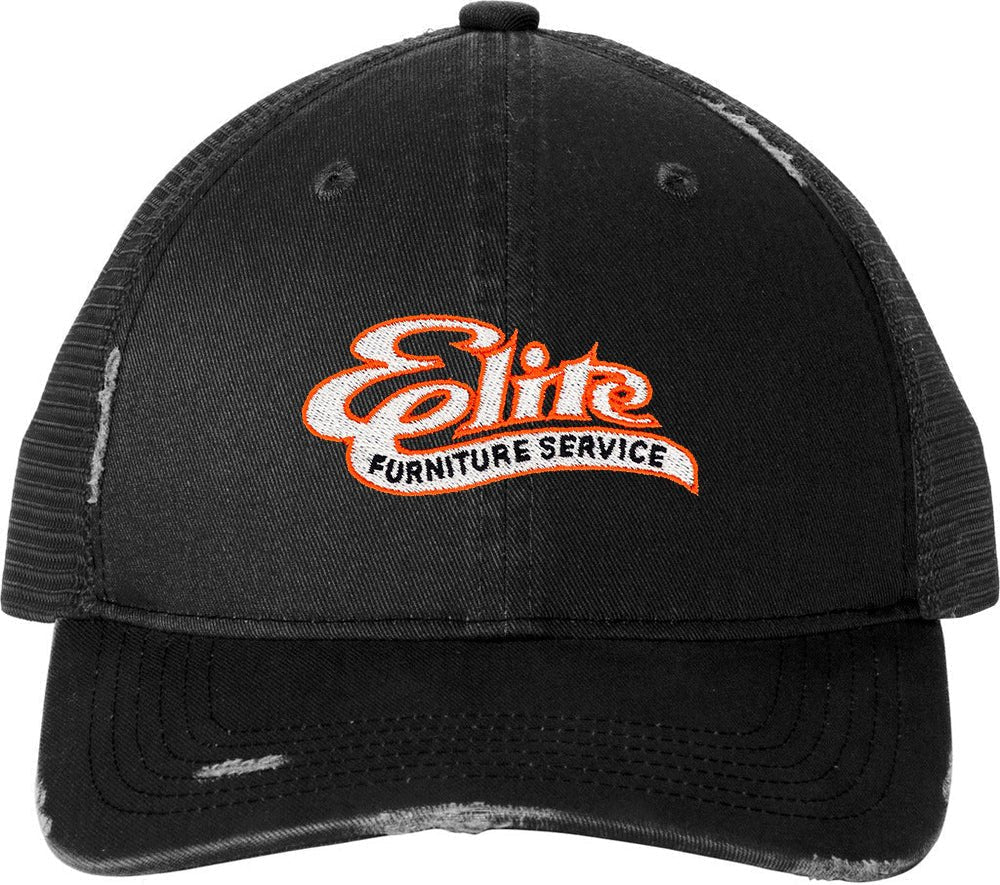 Port Authority Distressed Mesh Back Cap - JL Franklins