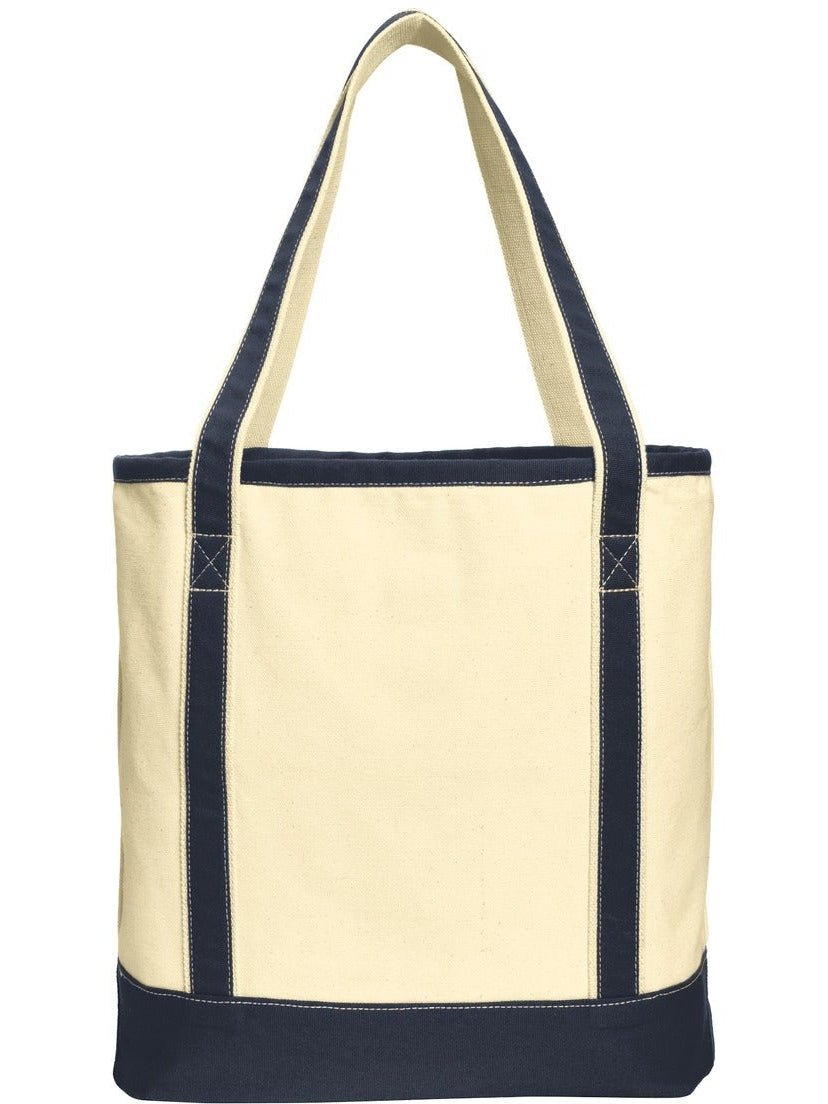Port Authority Large Cotton Canvas Boat Tote - JL Franklins