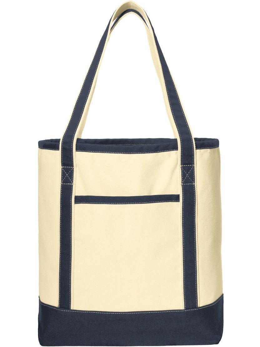 Port Authority Large Cotton Canvas Boat Tote - JL Franklins