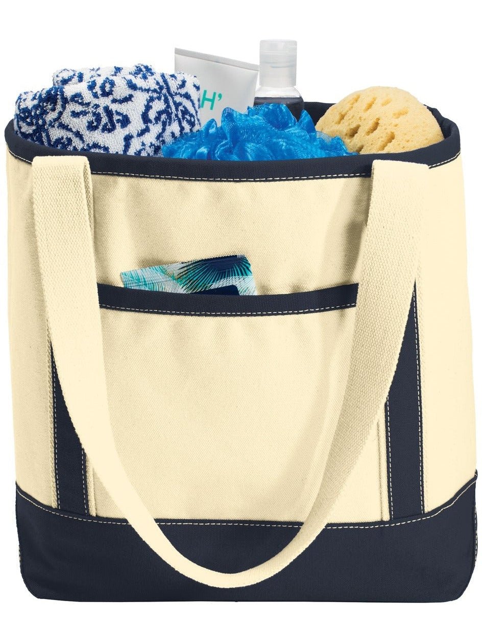 Port Authority Medium Cotton Canvas Boat Tote - JL Franklins