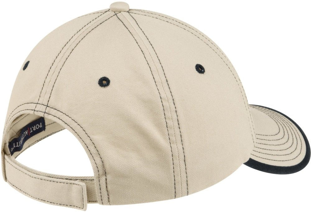 Port Authority Vintage Washed Contrast Stitch Cap - JL Franklins