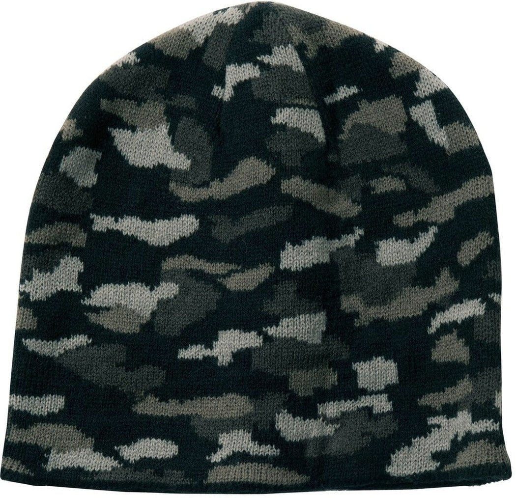 Port & Company Camo Beanie Cap - JL Franklins