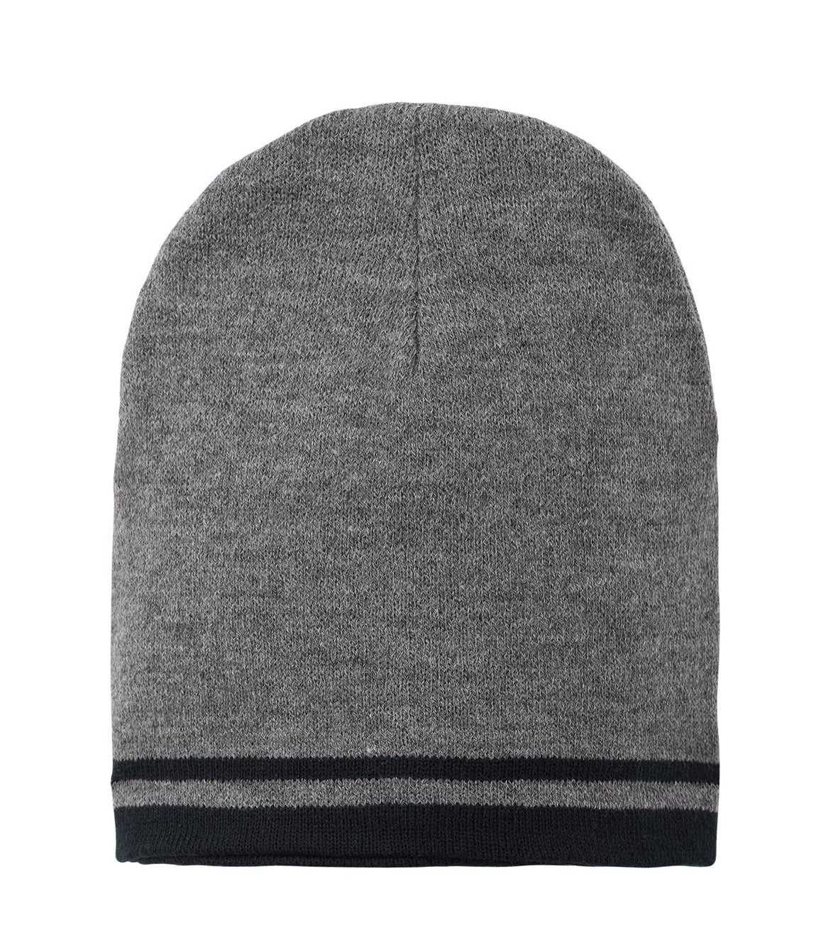 Port & Company Fine Knit Skull Cap with Stripes - JL Franklins