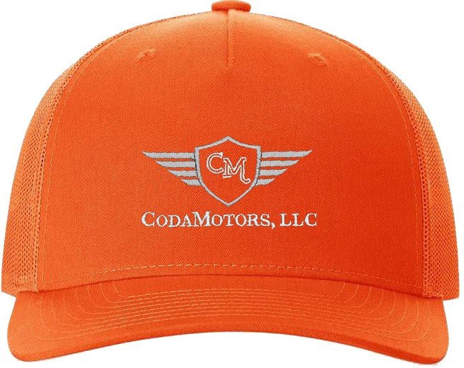 Richardson Blaze Orange Five Panel Trucker - JL Franklins