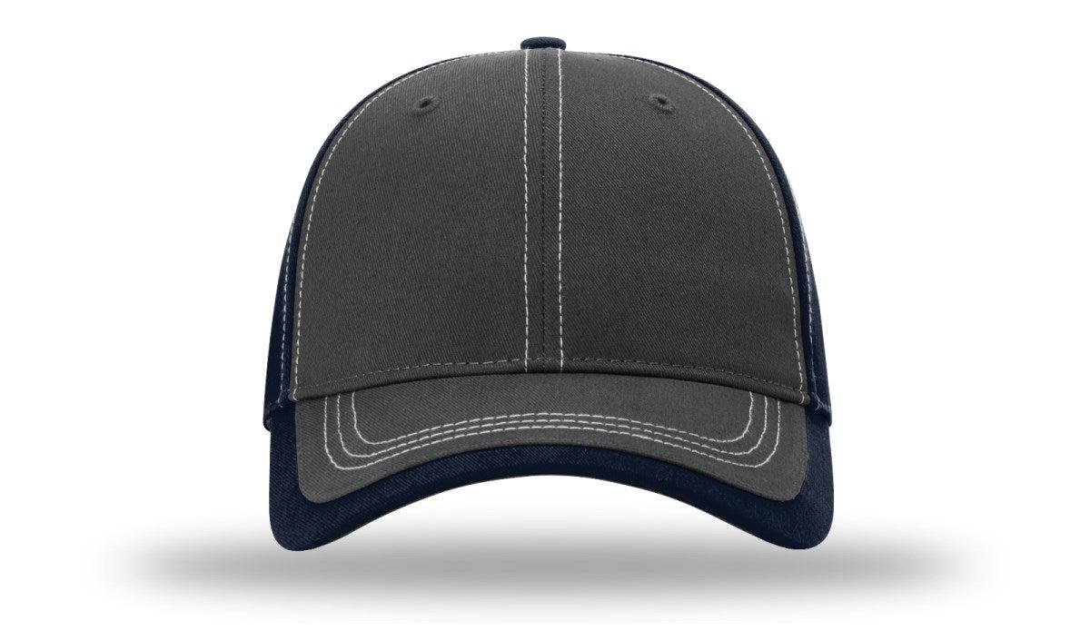 Richardson Charcoal Front W/ Contrast Stitching - JL Franklins
