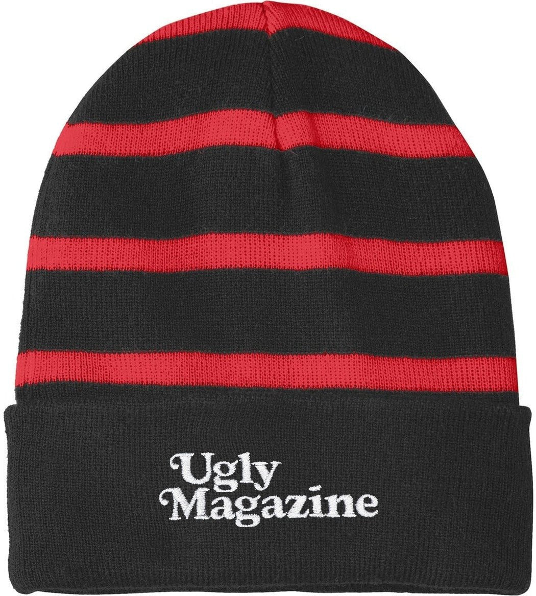 Sport - Tek Striped Beanie Solid Band - JL Franklins