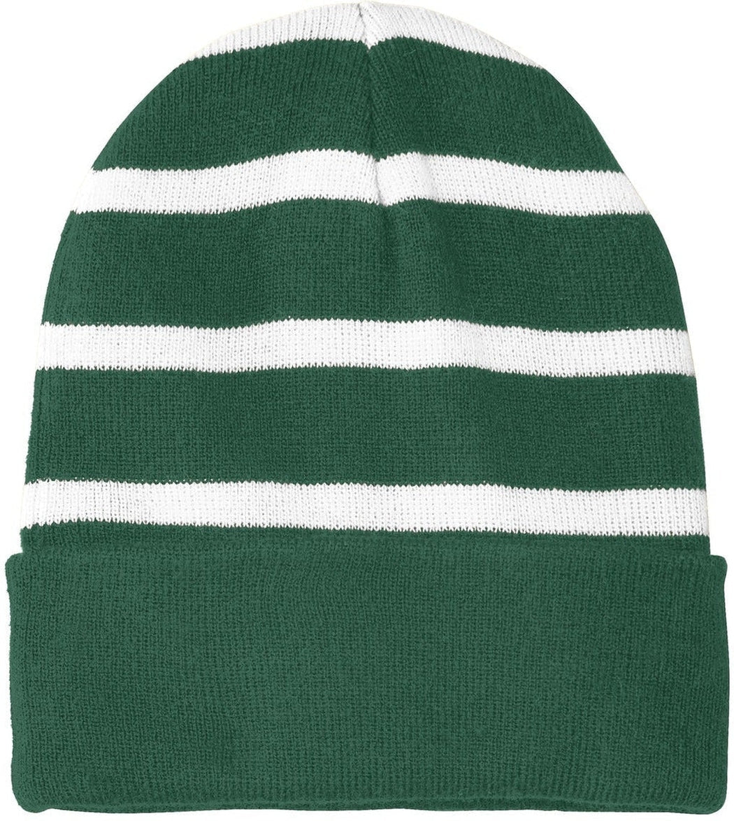 Sport - Tek Striped Beanie Solid Band - JL Franklins