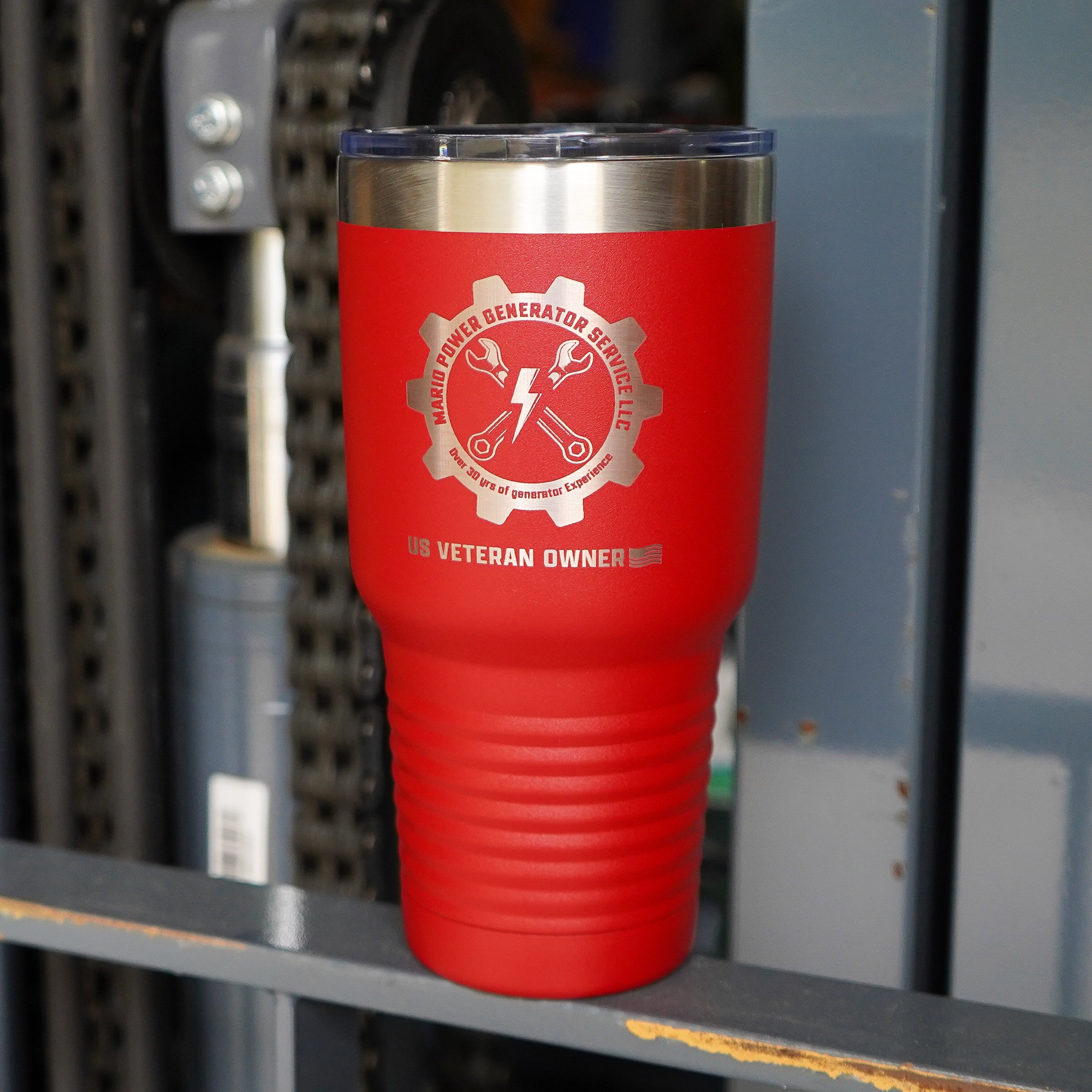 (6) Custom Laser Engraved - 30oz Tumblers