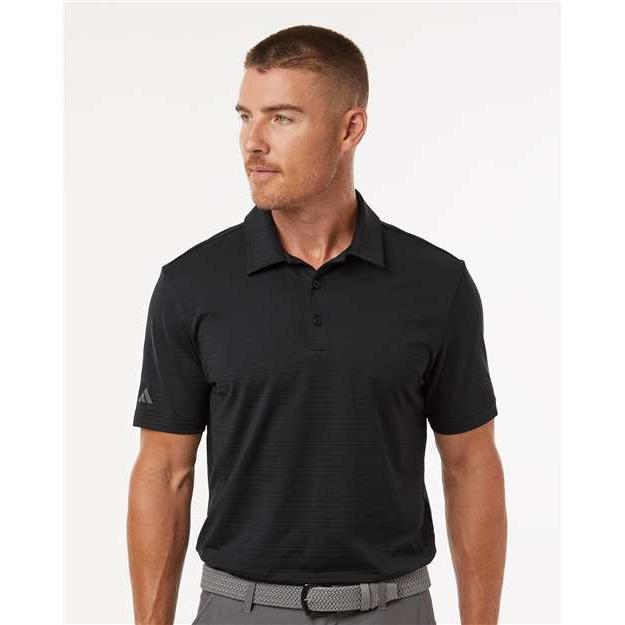 Adidas Textured Stripe Polo
