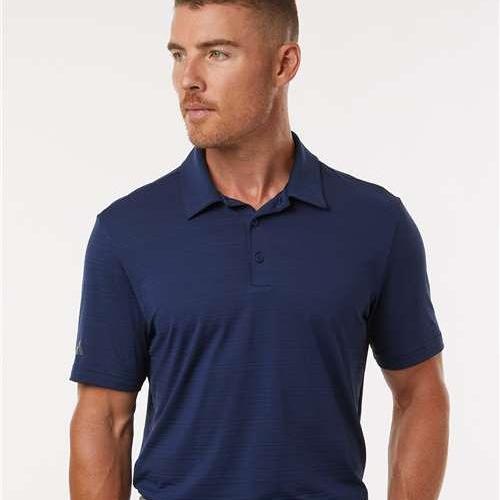 Adidas Textured Stripe Polo