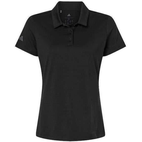 Adidas Ladies Textured Stripe Polo