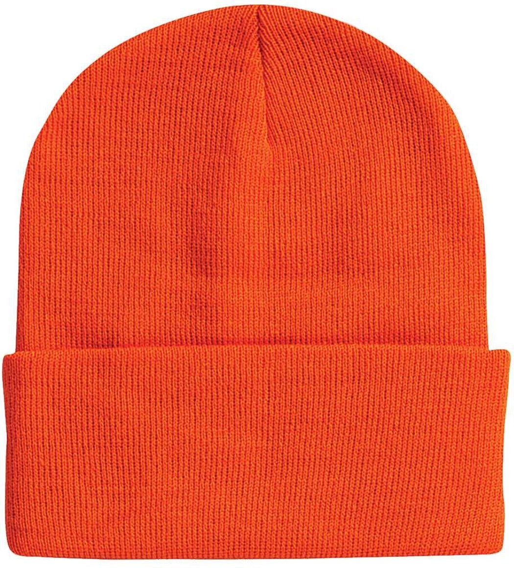 (12 Pieces) Sportsman Solid 12" Cuffed Beanie Custom Embroidered + FREE Setup - JL Franklins