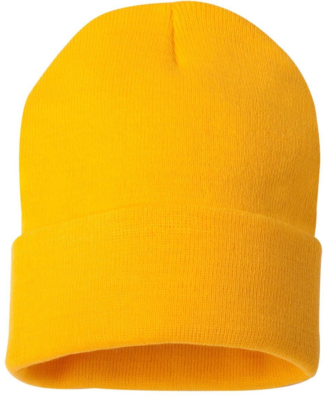 (12 Pieces) Sportsman Solid 12" Cuffed Beanie Custom Embroidered + FREE Setup - JL Franklins