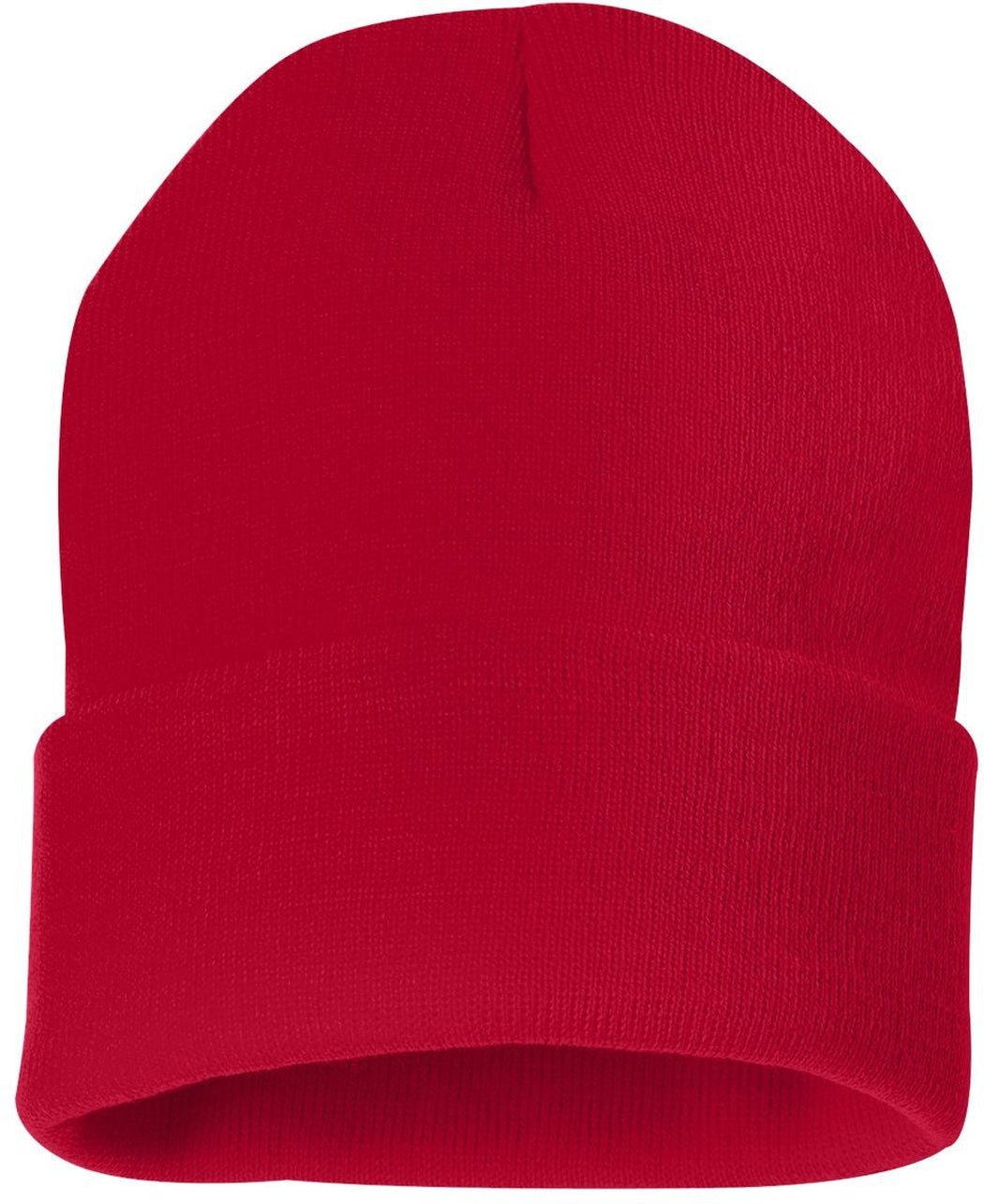 (12 Pieces) Sportsman Solid 12" Cuffed Beanie Custom Embroidered + FREE Setup - JL Franklins
