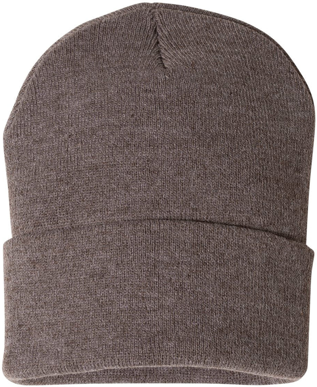 (12 Pieces) Sportsman Solid 12" Cuffed Beanie Custom Embroidered + FREE Setup - JL Franklins