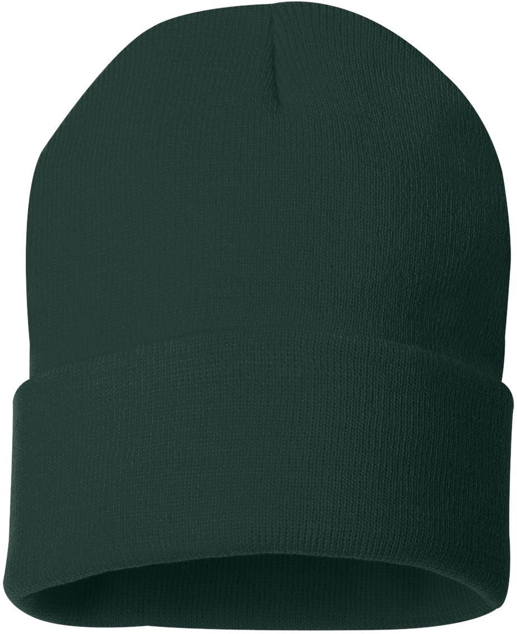 (12 Pieces) Sportsman Solid 12" Cuffed Beanie Custom Embroidered + FREE Setup - JL Franklins