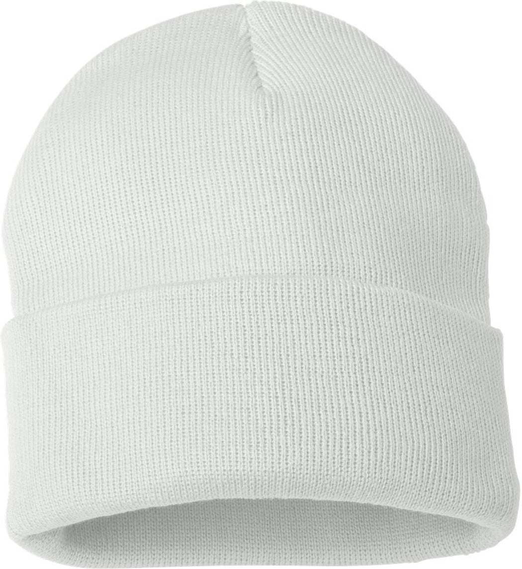 (12 Pieces) Sportsman Solid 12" Cuffed Beanie Custom Embroidered + FREE Setup - JL Franklins