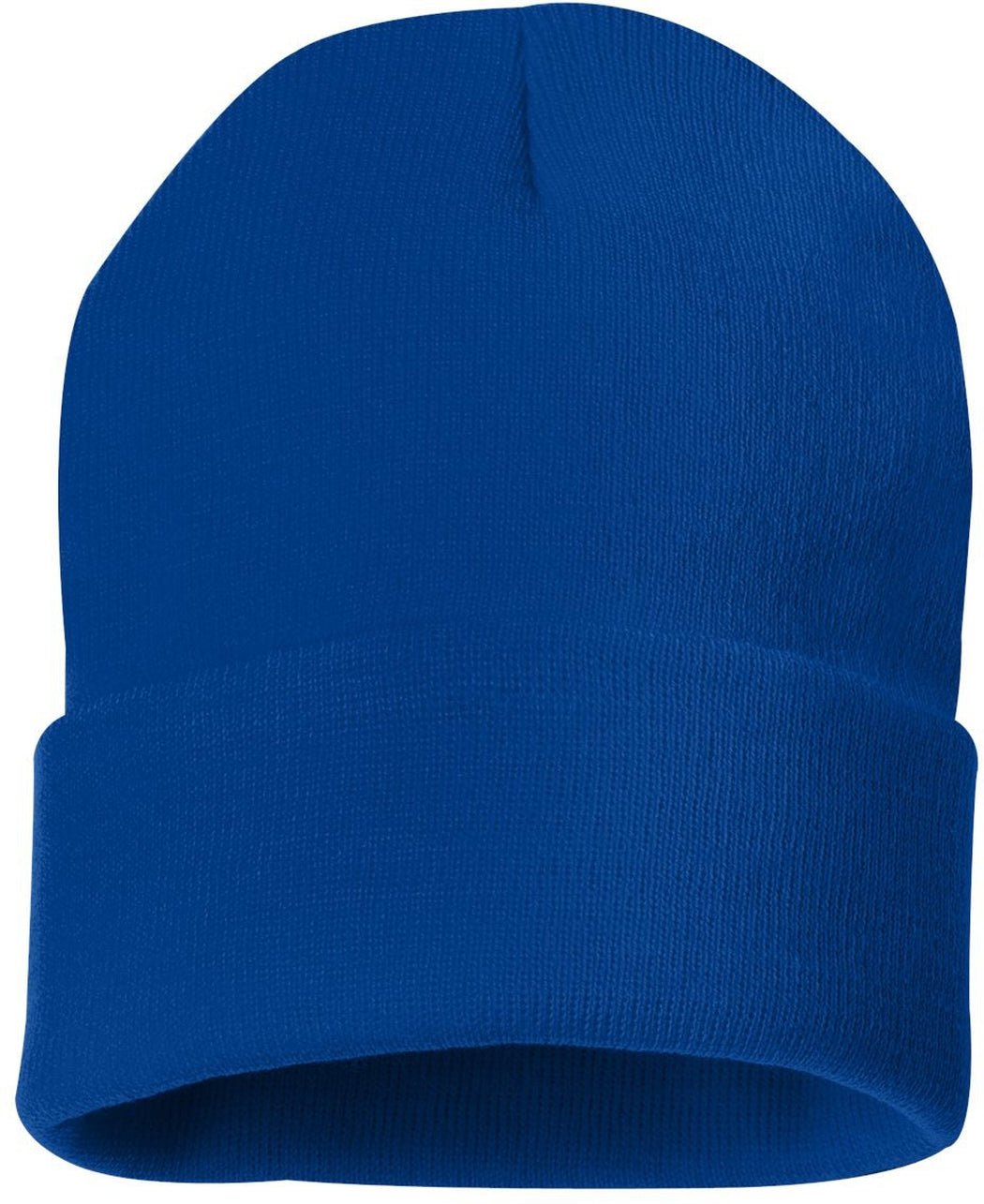 (12 Pieces) Sportsman Solid 12" Cuffed Beanie Custom Embroidered + FREE Setup - JL Franklins