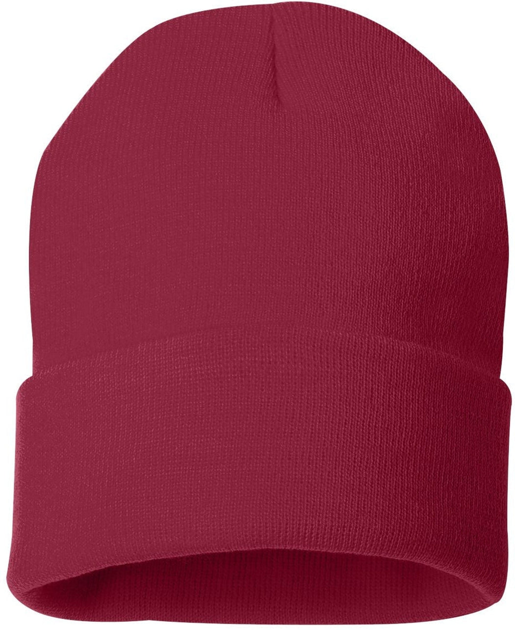 (12 Pieces) Sportsman Solid 12" Cuffed Beanie Custom Embroidered + FREE Setup - JL Franklins